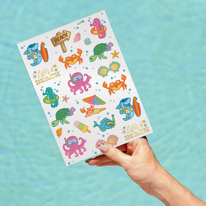 Mode Enfants Conception Personnalisée Imperméable À L'eau Non toxique Bras <span class=keywords><strong>Autocollant</strong></span> De Tatouage Temporaire - Product Image 4