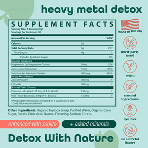 Gomitas de desintoxicación OEM con etiqueta privada, suplemento de zeolita, vitaminas para la salud y la función inmunológica para niños y adultos, no para mujeres embarazadas - Product Image 4