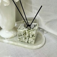 Diffuseur de parfum en marbre naturel de luxe avec logo personnalisé STONEKOCC, parfum frais longue durée, conteneur d'aromathérapie pour la décoration de la maison