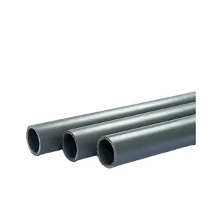 OEM Factory Outlet Any Size Black Rounded Tube Abs Pp Pc Pvc Black Plastic Pipe