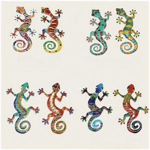 Magníficos Imanes Decorativos para Refrigerador con Forma de Gecko, Resina Personalizada, Regalo Exclusivo, Recuerdo de España, Placa de Estaño, Regalos Personalizados - Product Image 2