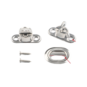 10 Sets de Cierres Giratorios Ovalados para Pérgolas de Jardín, Accesorios de Instalación de Lonas Resistentes al Viento de Aluminio, Cierres de Cobre con Bloqueo Giratorio - Product Image 1