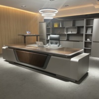 Table de bureau de luxe, bureau de direction, table de salle de réunion, mobilier de bureau en MDF, table de bureau à domicile, bureau de PDG, Escritorios De Oficina