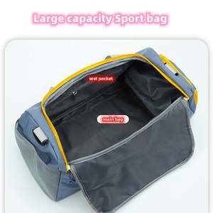 Bolsa Deportiva con Logotipo Personalizado y Compartimento para Zapatos, Bolsa de Viaje de Gran Capacidad, Bolsa de Gimnasio para Hombres y Mujeres - Product Image 3