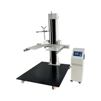 Testeur de chute à double bras ASTM D5276, machine d'essai de chute pour boîtes en carton ondulé, testeur de chute en chute libre