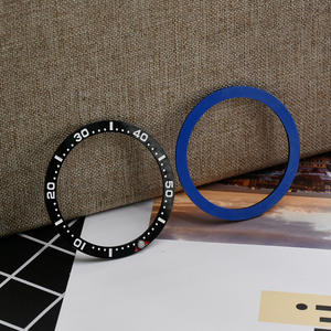 Insert de lunette en céramique plate 38*31,6 mm avec pip luminescent à 12 pour pièces de montre SKX007 <span class=keywords><strong>SKX009</strong></span> - Product Image 5