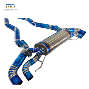 Catback d'échappement en titane JTLD pour <span class=keywords><strong>Bmw</strong></span> série <span class=keywords><strong>M</strong></span> <span class=keywords><strong>F90</strong></span> M5 S63 4.4t tuyaux de silencieux d'échappement à soupape - Product Image 4
