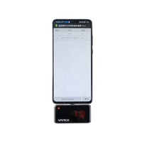 Lecteur portable RFID UHF Bluetooth Vanch 860-960 MHz USB Type C pour smartphone Android, matériau ABS, protocole ISO 18000-6C
