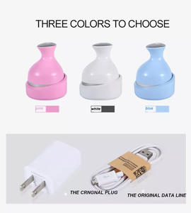 Multi-funzione godere di un massaggio per alleviare la tensione della testa impermeabile pulizia spazzola del cuoio capelluto massaggio - Product Image 5