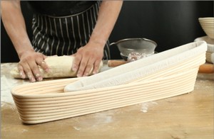 ตะกร้าขนมปังอบ,ตะกร้าหวายหมักขนมปังบาแกตยุโรป - Product Image 4