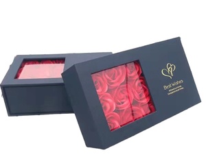 Caja de Joyería Negra de Alta Calidad, Cajas de Regalo para Joyería, Caja de Exhibición de Joyería Elegante - Product Image 1