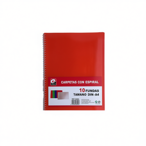 Convenient 10-Page PP File Folder with Spiral <b>Ring</b> <b>Binder</b> for Efficient Organization - Product Image 2