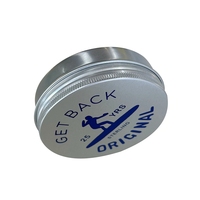 Pot en aluminium à impression personnalisée de forme ronde stockage de crème pour le visage récipient en aluminium baume boîte de conserve