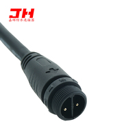 Cable impermeable M16, par macho hembra de nailon, cable y cable industrial para exteriores enchufable, batería, luz LED, iluminación, cría
