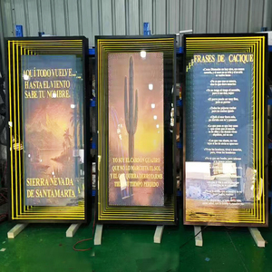 Custom Large 3D Logo Infinity Mirror <b>LED</b> Neon <b>Sign</b> UV Print Pattern Green Remote Touch Control IP65 Glass Office Shops Companies - Product Image 6