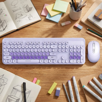 Clavier et souris sans fil programmables 2,4 G mécaniques en gros, rétroéclairage RGB, étanches pour PC portable