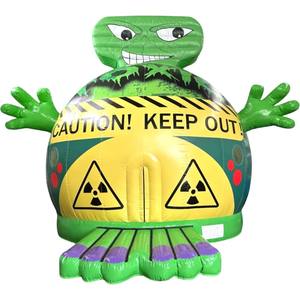 Castillo Inflable Gigante de Monstruo, Monstruo Verde, Moonwalk Lazer Bug Alien Jumper, Castillo Inflable con Domo - Product Image 1
