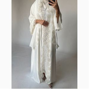 Moda Mediorientale Abito in Pizzo per Donne Musulmane Abaya Femminile - Product Image 2