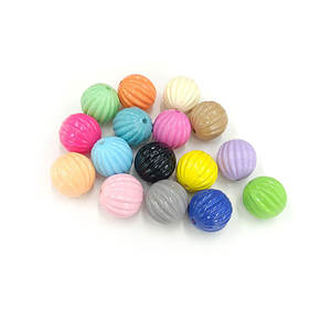 16MM Laqué Citrouille Perles Macaron Perles Lâches Perlé DIY Bijoux Faits À La Main Bracelet Collier Acrylique Accessoires Bonbons Perles - Product Image 2