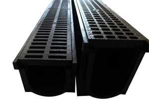 <span class=keywords><strong>Caniveau</strong></span> de drainage <span class=keywords><strong>extérieur</strong></span> en <span class=keywords><strong>PVC</strong></span> en forme de U avec couvercle en acier inoxydable - Product Image 6