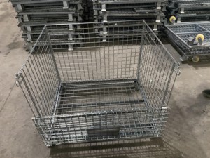กรงเก็บของแบบพับได้ ทนทาน ใช้ซ้ำได้ รับน้ำหนักได้มาก ชุบกัลวาไนซ์ - Product Image 1