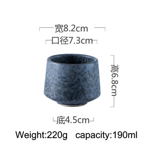 Tasse à eau glacée en céramique, de petite taille, style rétro <span class=keywords><strong>japonais</strong></span>, avec <span class=keywords><strong>Logo</strong></span> personnalisé, pour le café - Product Image 3