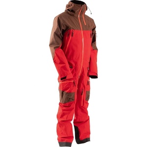 LF-New Design Hooded Adult Snow <strong>Ski</strong> Overalls <strong>Suits</strong> <strong>Mens</strong> <strong>One</strong> Pieces Snow <strong>Suit</strong> With Zipper - Product Image 4