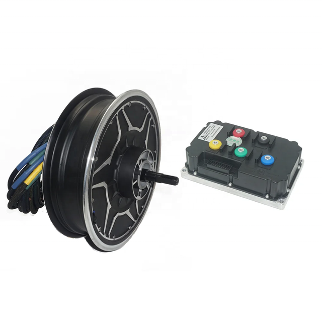 QS Motor QS268 60H 9000W 12x3.0inch V5 72V 160KPH Racing Hub Motor Fardriver ND721200 Controller Permanent Magnet Brushless