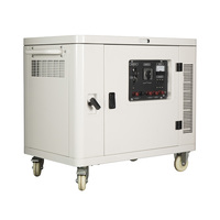 Générateur à essence 7,2 kW 9 kVA 220/380 V 190F/E 192F/FE à refroidissement par air, moteur 4 temps, alternateur, contrôleur Smartgen, AVR numérique