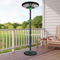 Lampe de rue LED à détecteur de mouvement haute puissance, haute luminosité, à charge solaire, étanche IP65, avec batterie haute capacité pour l'extérieur