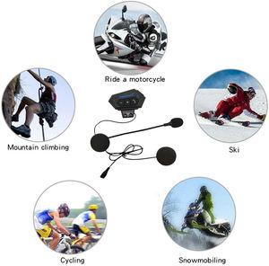 Auriculares IPX7 impermeables para Motos, <span class=keywords><strong>cascos</strong></span> con micrófono, color azul, gran oferta - Product Image 6