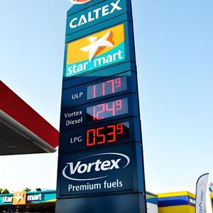 AUTODISP Digital <strong>LED</strong> <strong>7</strong>-<strong>Segment</strong> Gas Station Price <strong>Display</strong> Sign with Customizable Pixels &amp; Brightness 2-Year Warranty - Product Image 2