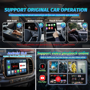 Adaptador Universal Inalámbrico CarPlay y Android Auto con WiFi Dual, <span class=keywords><strong>Smart</strong></span> AI Box con YouTube, Netflix, <span class=keywords><strong>IPTV</strong></span> y Apps Adicionales para Apple - Product Image 2