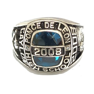 Bague moderne personnalisée en laiton avec zircon, best-seller, unisexe - Product Image 1