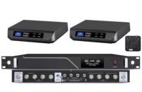 Sistema de Micrófono Inalámbrico Profesional 948-8, Accesorio de 8 Canales, Amplificador y Distribuidor de Antena con 7 Diseños Opcionales