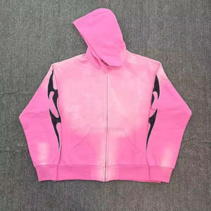 أعلى جودة جاهزة للشحن بلوزات رجالية من الجحيم سترات بغطاء رأس نجمة مصمم ملابس من القطن سترات بغطاء رأس - Product Image 3