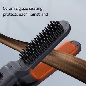 Peigne Lisseur Sans Fil Portable pour Cheveux, Outil de Lissage et de Bouclage à Ions Négatifs pour Personnes Paresseuses, Protection des Cheveux - Product Image 2