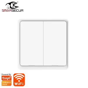 {Manufacturer} EU 1 /2 /3 Way Gang Smart WifiI Voice Control Wall Touch Wifi Light Switch