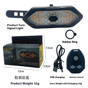 Luz trasera LED ultrabrillante para bicicleta, resistente al agua, recargable, señal de giro inteligente para bicicleta de montaña, carretera, conducción nocturna, batería de ciclismo - Product Image 6