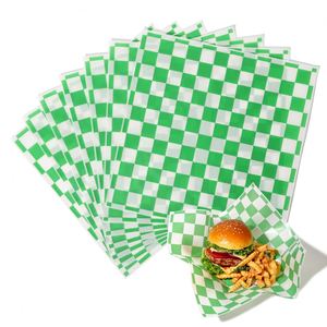 Papiers personnalisés pour hamburgers, résistants à la graisse, vierges, de haute qualité, jetables, écologiques, recyclables, doublement enduits, compatibles avec l'impression typographique - Product Image 1