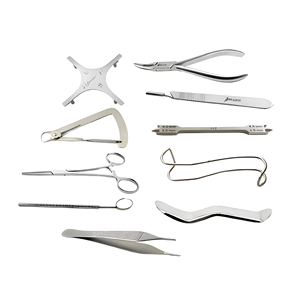 Ensemble d'instruments professionnels de chirurgie orale pour implants dentaires, outils de dissection en acier inoxydable, fournisseur en gros - Product Image 1