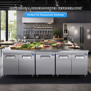 Refrigerador Comercial Bajo Mostrador <span class=keywords><strong>de</strong></span> 29 Pulgadas y <span class=keywords><strong>8</strong></span> Pies Cúbicos con 1 Puerta, Ruedas Lisas, Certificado ETL para Restaurante, Cafetería, Bar, Pizzería - Product Image 6