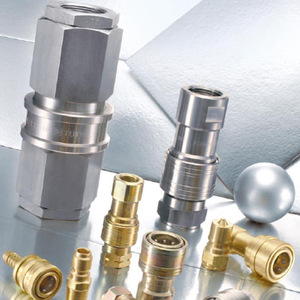 Shanghai Feidekes Gromelle Série H5000 Raccord rapide bidirectionnel en acier inoxydable à filetage impérial pour applications hydrauliques - Product Image 3