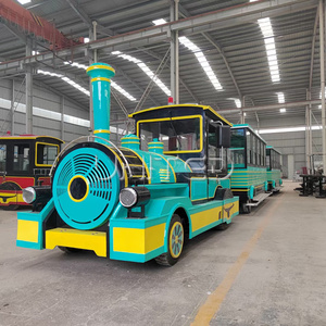 Nuovo Treno Turistico Senza Binari a Batteria in Acciaio |   Attrazione di Alta Qualità per Parchi Divertimento e Centri Commerciali 26/42/62 - Product Image 3