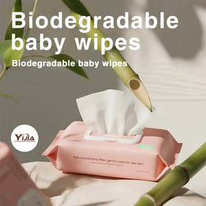 Lingettes humides pour bébé douces, écologiques, antibactériennes, à l'aloe vera et au <span class=keywords><strong>bambou</strong></span>, 99% d'eau, nettoyage doux, logo personnalisé, OEM, approvisionnement en gros - Product Image 6