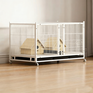 Ağır Hizmet Tipi Demir Tel Katlanabilir Taşınabilir Yarış Güvercini Kafesi Metal Kuş Kafesi Kolay Temizlik İçin Bölmeli - Product Image 1