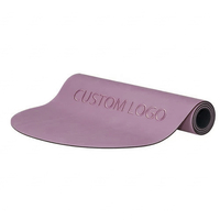 Tapis de yoga écologique en TPE et caoutchouc naturel Kingsen, 5 mm d'épaisseur, antidérapant, personnalisable, avec sangle de transport, pliable, pour la gym