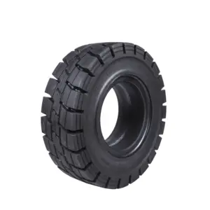 Pneu de chariot élévateur élastique en caoutchouc solide G300-15 Tubeless