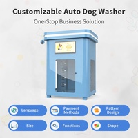 Máquina de Lavado de Perros de Lujo Personalizada con Autoservicio, Bañera de Acero Inoxidable de 50 Pulgadas para Perros Grandes/Pequeños - Diseño Silencioso y Reforzado