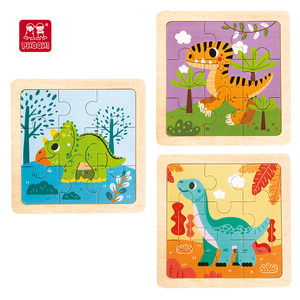 Trò Chơi Ghép Hình Lồng Vào Nhau Bằng Gỗ Trò Chơi Giáo Dục Khủng Long Cho Trẻ Mới Biết Đi Bộ 9 Gói Hình Động Vật - Product Image 2